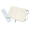 Записная книжка MOLESKINE Classic Soft Large, линейка, синий сапфир QP616B20